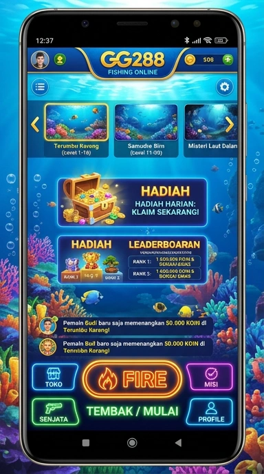 Cuplikan layar menu unduhan gg288 untuk perangkat Android